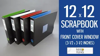12 x 12 Scrapbook Binder Keepfiling