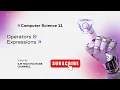 Operators and Expressions Python Programming Chapter 2 Complete Beginner Tutorial