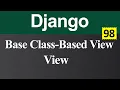 View Class Based Base View or View Base Class in Django Hindi