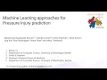 Machine Learning Approaches for Pressure Injury Prediction ICHI 2021