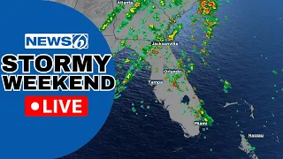 NEWS 6 WEATHER LIVE AT 9 30 Storm Chances On The Rise For Florida Weekend Update