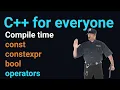 C compile time const and constexpr bool and operators pt 3 52
