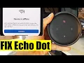 How to FIX Echo dot that has STOPPED Responding