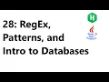 Hackerrank Day 28 RegEx Patterns and Intro to Databases Solution - Java 30 Days Of Code