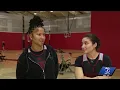 KETV talks exclusively with UNO athletes who helped driver trapped in sinkhole