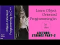 Object Oriented Programming in C Strings Part 2