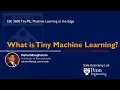 1 3 What is Tiny Machine Learning