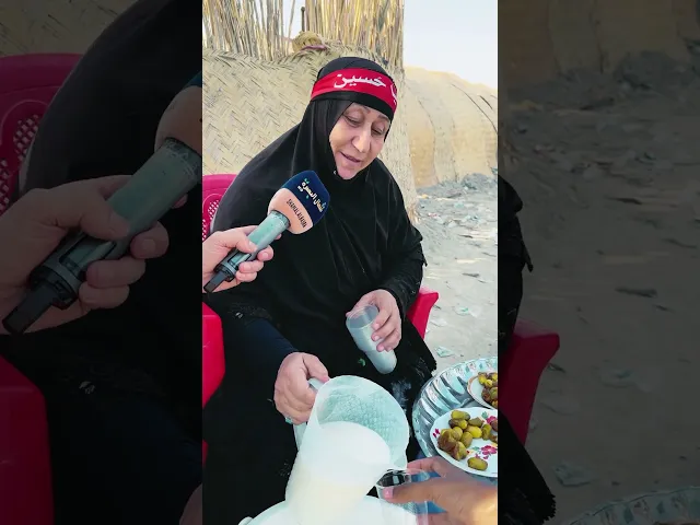 اخدم الحسين للموت #الحاجة_ام_علي #طريق_زوار_الحسين