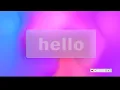 How to create a gradient background with blurry glass - Tutorial in After Effects
