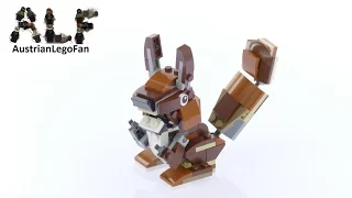 Lego Creator 31044 Park Animals Model 2of3 Squirrel - Lego Speed Build Review