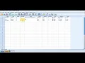 Data Entry SPSS Part 1