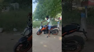 1st Time KTM Duke 200 drift wheel