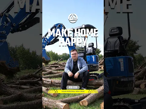 Move This Log by Hand? Or Let the Rippa Grapple Do It I Tried Both #rippa #miniexcavator #excavator