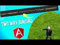 Angular - How to create two way binding in component