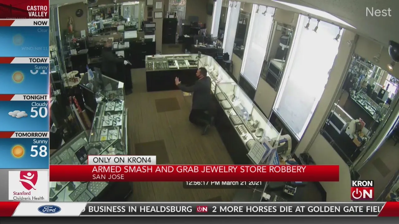 Video shows robbers committing smash-and-grab at Lenox Mall
