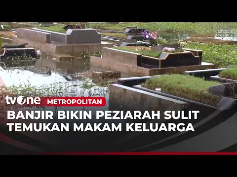 Ribuan Makam di TPU Semper Jakut Terendam Banjir
