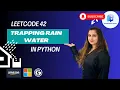 Leetcode 42 Trapping Rain Water - Python Hard Amazon Microsoft Google