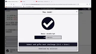 Watch me learn web dev Javascript Push pop shift unshift multiArrays