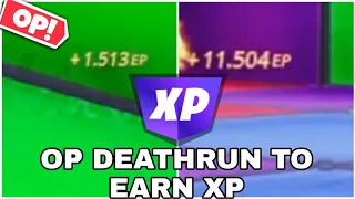OP DEATHRUN for very much XP Fortnite CHAPTER 3 SEASON 4 XP TRICK DEATHRUN
