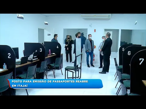 Posto para emissão de passaporte reabre em Itajaí