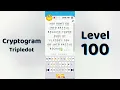 Cryptogram Tripledo Level 100 Solutions Logic Puzzle Game Mini Boss