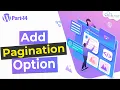 Add Pagination Option Using Navi Plugin Pagination Setup in WordPress
