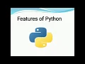 Features of Python