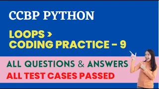 Loops Coding Practice - 9