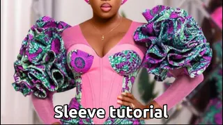 How to sew a trendy ruffled sleeve (detailed)