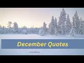 new year Quotes December Quotes