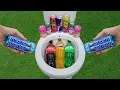 Lagu Big Sprite, Coca Cola, Fanta VS Popular Sodas !! Fuse Tea, Red Bull, Lipton and Mentos in the toilet