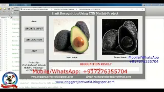 Fruit Recognition Using CNN Matlab Project With Source Code Fruit Detection Using CNN Matlab Code