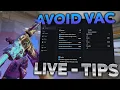AVOID VAC LIVE WITH THESE TIPS CS2 CHEATING