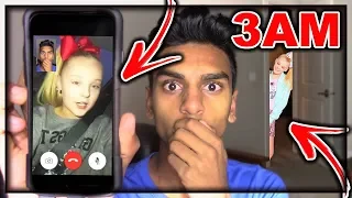 do not facetime jojo siwa when spinning a fidget spinner at 3am jojo siwa broke into my house 