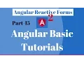 Angular 2 Reactive Forms