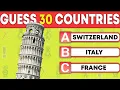 Guess 30 Countries by Their Monuments Famous Places Quiz