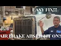 ABS LIGHT ON BENDIX AIR BRAKE SYSTEM FIX