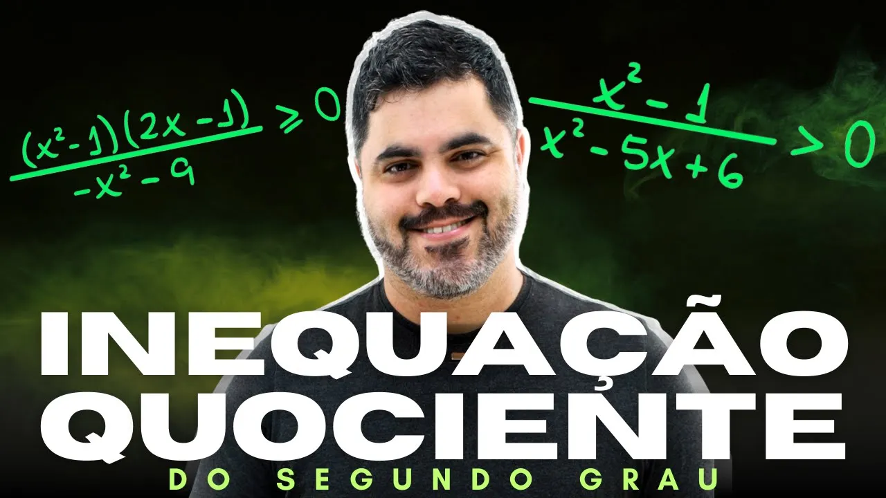 🤯 INEQUAÇÃO-QUOCIENTE DO SEGUNDO GRAU como você JAMAIS VIU! | MEM 54
