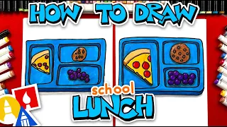 How To Draw School Lunch