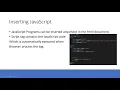 Inserting JavaScript Into HTML Document