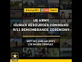 Live HRC Remembrance Ceremony