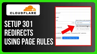 How To Setup 301 Redirects Using Page Rules In Cloudflare 