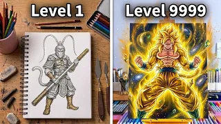 I Painted EVERY Goku Form Ever: 1 to 67