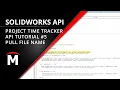Project Time Tracker - Pulling File Names