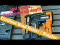Freeman 20V Cordless Brad Nailer Stapler performance Review