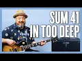 Download Lagu Sum 41 In Too Deep Guitar Lesson + Tutorial