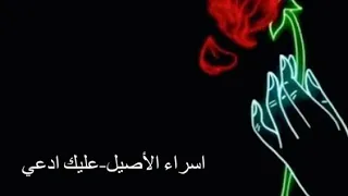 اسراء الأصيل عليك ادعي بطيء 