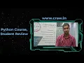 Python Full Course Review Craw Security Student Review