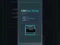 CSS box sizing border box and content box