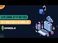 Learn How To Create A GET Method Endpoint in Node js Using Postman -